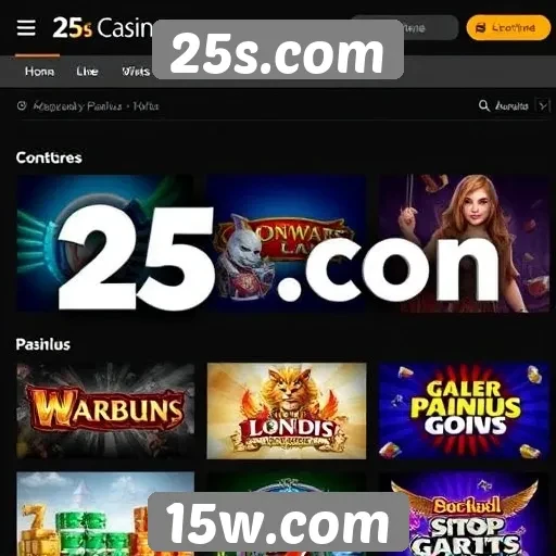 Jogos populares disponíveis na plataforma 25s.com